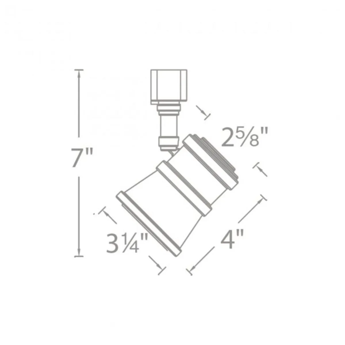 Summit LED Track Head 15W 3000K 750 Lumens, Lightolier, Bronze finish