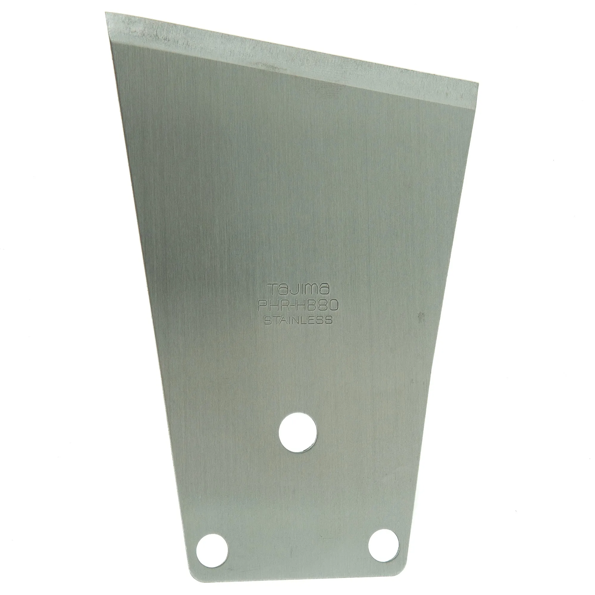 Tajima Scrape-Rite Solid-Core Scraper Replacement Blade Hard Rigid with an Angled Edge 80MM