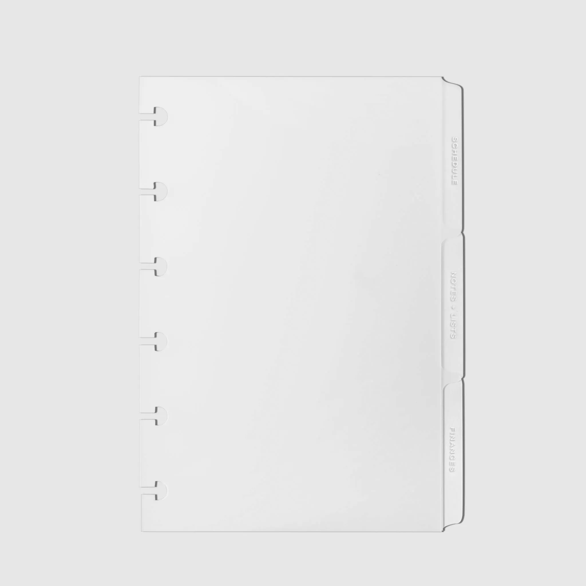 The Essentials Side Tab Planner Dividers | Low Profile | Matte