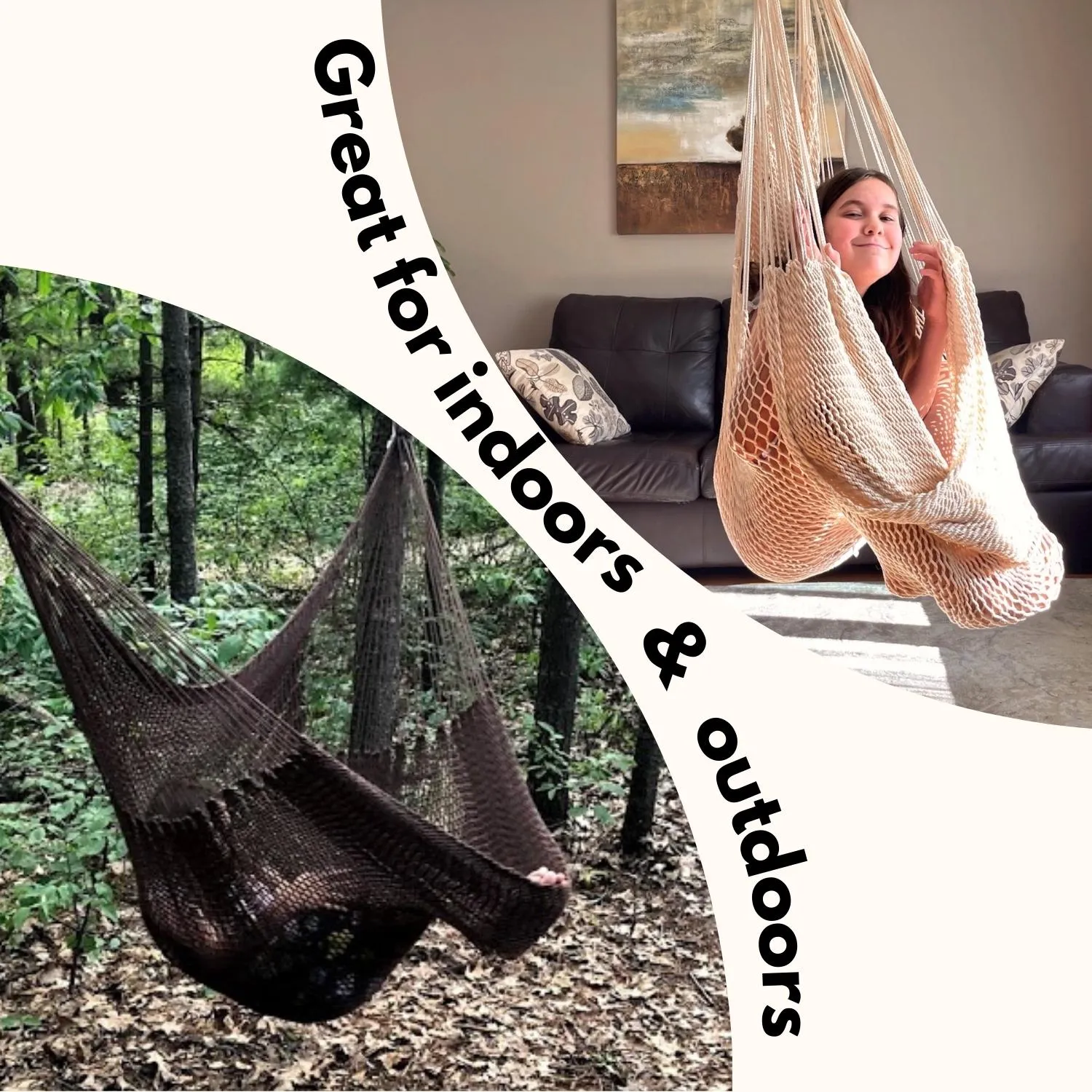 Therapy Hammock Swing - Cozy Brown