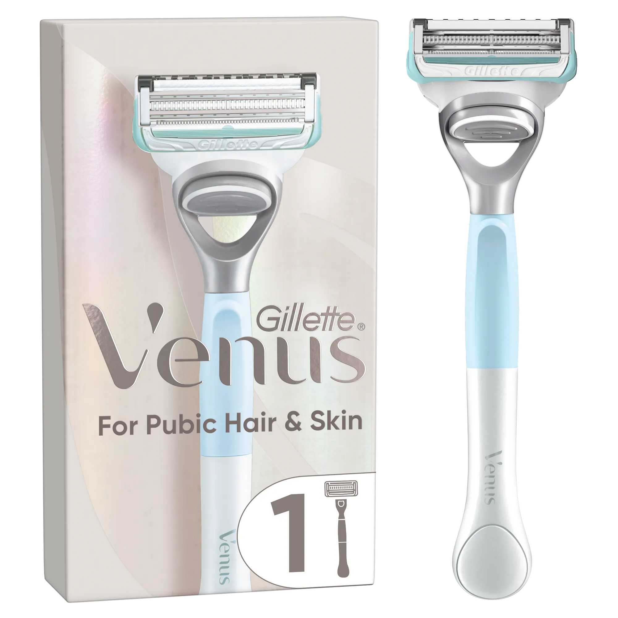 Venus For Pubic Hair & Skin Razor