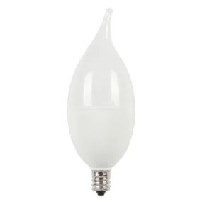 Westinghouse 3512700 7 Watt LED C13 Decorative - 2700 Kelvin - Warm White - 500 Lumens - E12-Candelabra Base - 120 Volt - Card - 2-Pack