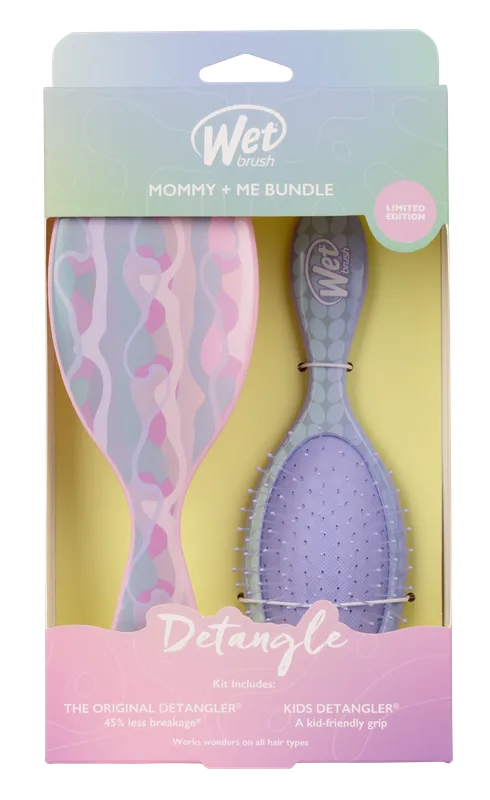 WetBrush Pro Detangler Mummy & Me Pearl Bundle