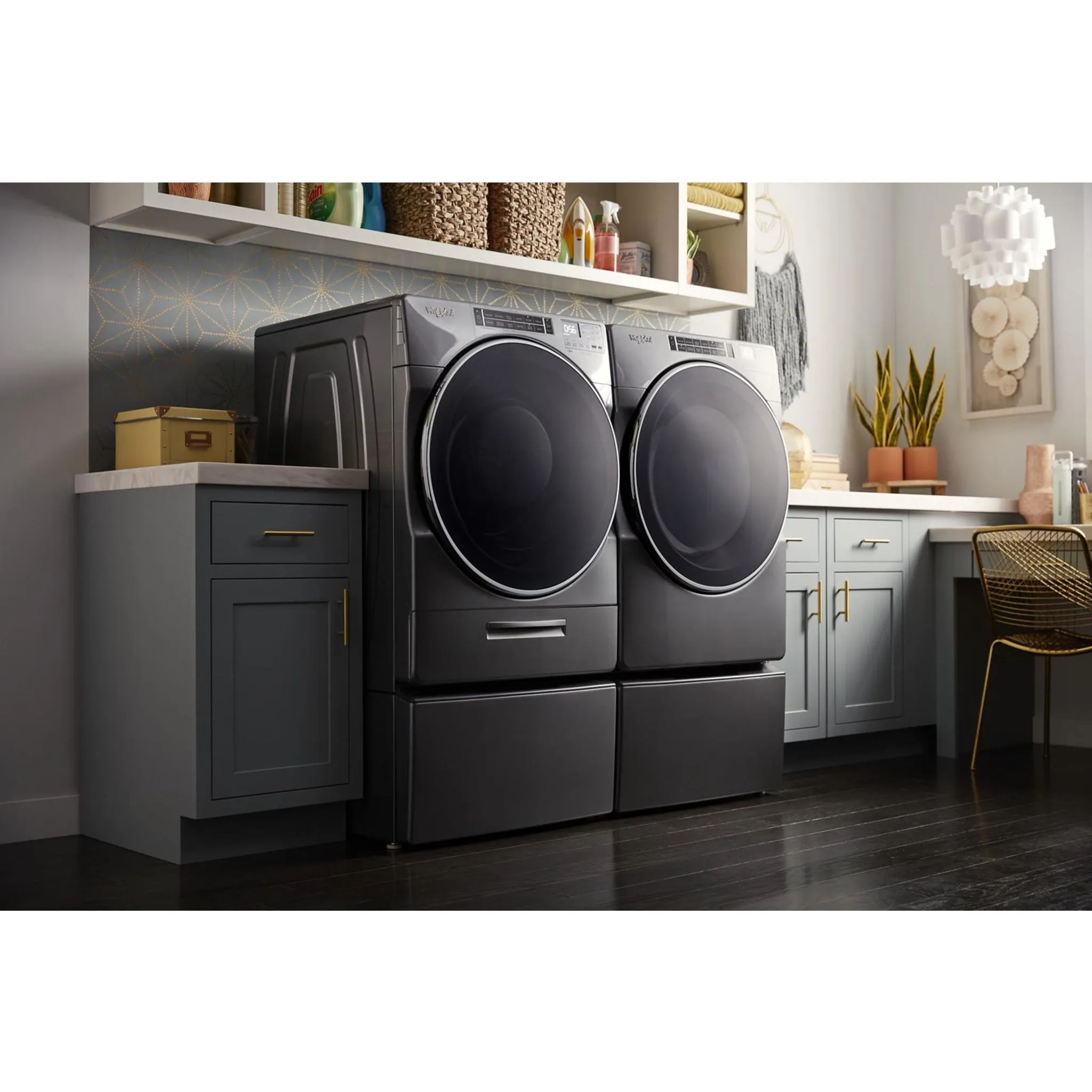 Whirlpool Front Load Dryer (YWED8620HC) - Chrome Shadow