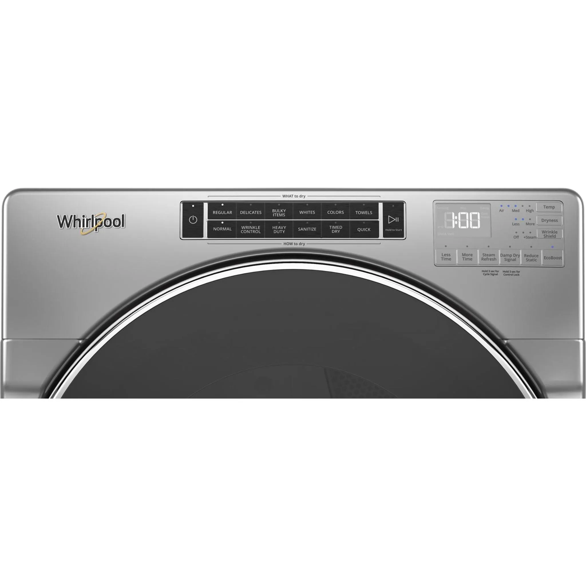 Whirlpool Front Load Dryer (YWED8620HC) - Chrome Shadow