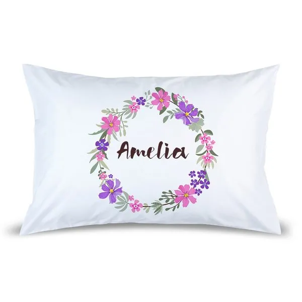 Wreath Pillow Case