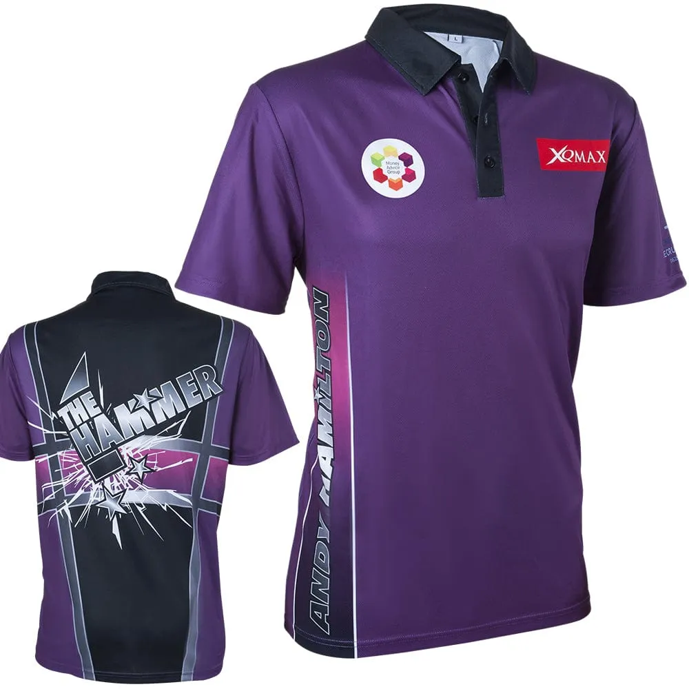 *XQMax Replica Dart Shirt - The Hammer - Andy Hamilton - Small