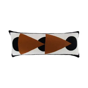 ZAZA LUMBAR PILLOW - BLACK